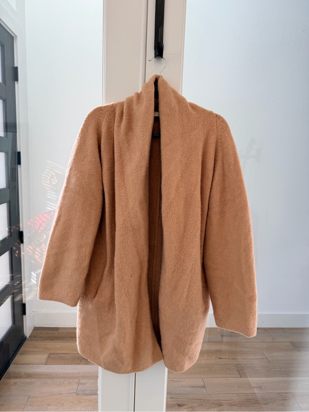 Vince Drape Wool Alpaca Blend Cardigan Coat